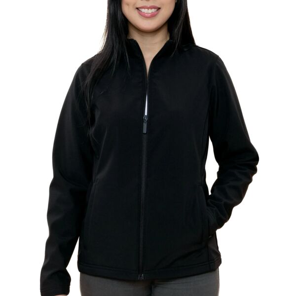COAL HARBOUR® CH ESSENTIAL WATER REPELLENT LADIES' SOFT SHELL JACKET Thumbnail