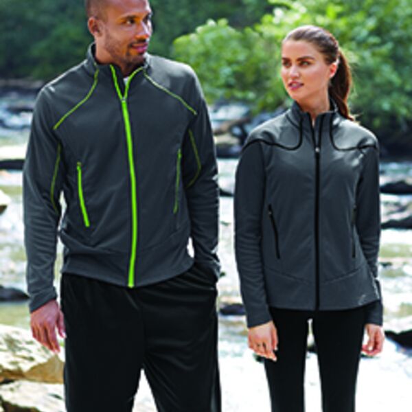 North End Ladies' Cadence Interactive Two-Tone Brush Back Jacket Thumbnail