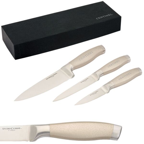 Studio Cuisine™ Peened 3 Piece Knife Set Thumbnail