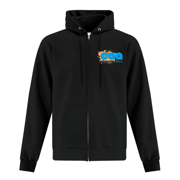 EVERYDAY FLEECE FULL ZIP HOODIE (Embroidered Logo ) *Personalized* Thumbnail